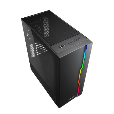 Case Sharkoon RGB Slider black