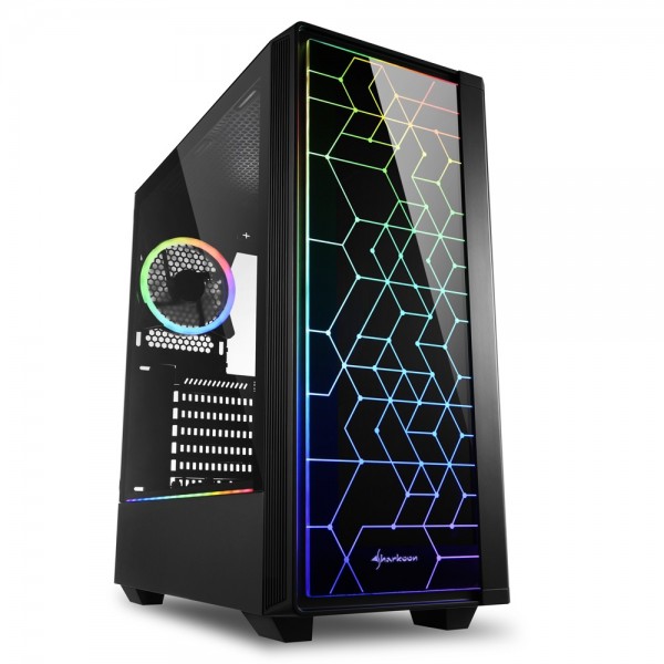 Case Sharkoon RGB LIT 100