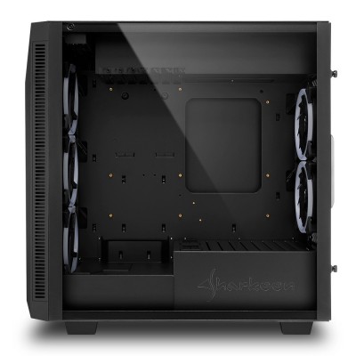 Case Sharkoon REV200 vetro temperato Nero