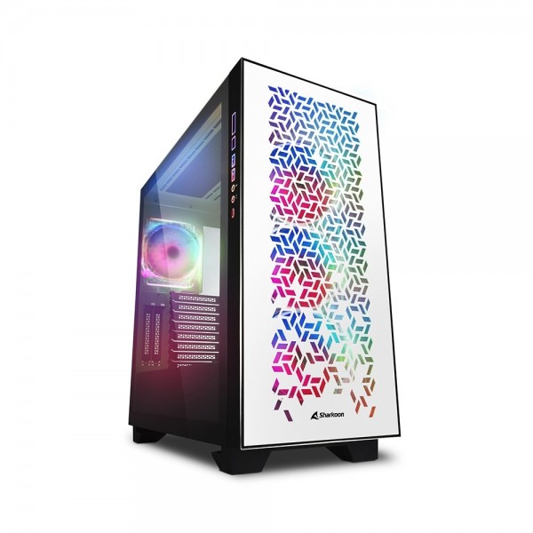 Case Sharkoon ELITE SHARK CA300H Bianco Big-Tower