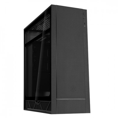 Case SilverStone Alta F1 Midi-Tower Vetro Temperato Nero