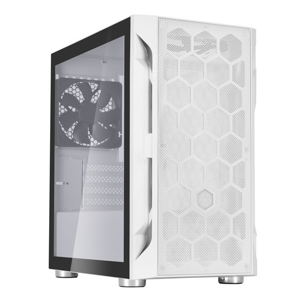 Case SilverStone Fara H1M Micro-ATX Vetro Temperato Bianco