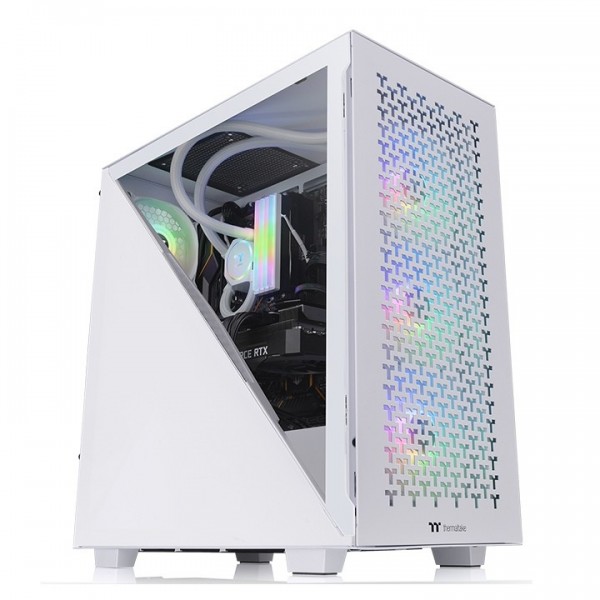 Case Thermaltake Divider 300 TG Air Snow Midi Tower Bianco