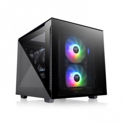 Case Thermaltake Divider 200 TG Micro Tower Nero