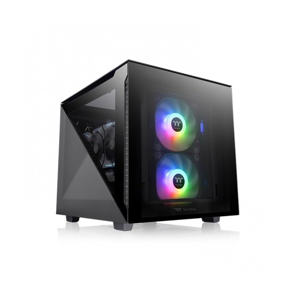 Case Thermaltake Divider 200 TG Micro Tower Nero