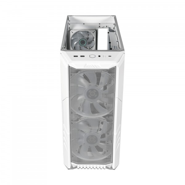 Case Cooler Master HAF 500 Midi-Tower ARGB Vetro Temperato Bianco