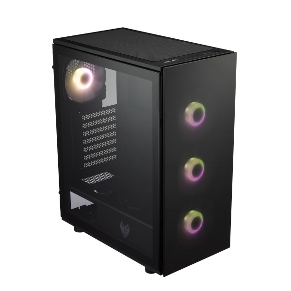 Case FSP/Fortron CMT340 Plus Midi-Tower Nero