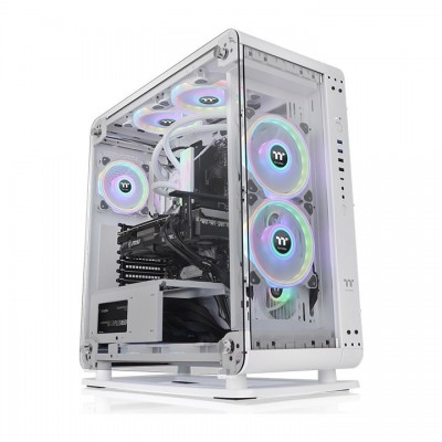 Case Thermaltake Core P6 vetro temperato Snow Midi-Tower Bianco