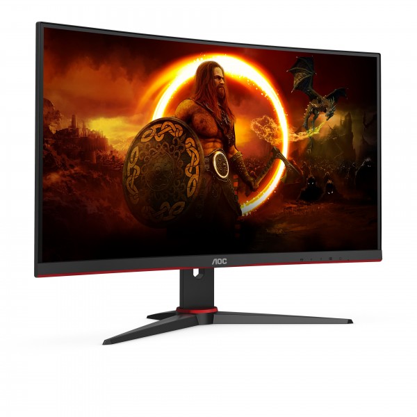 Monitor AOC C27G2ZE/BK 27'' FullHD VA Curvo HDMI DisplayPort Nero/Rosso