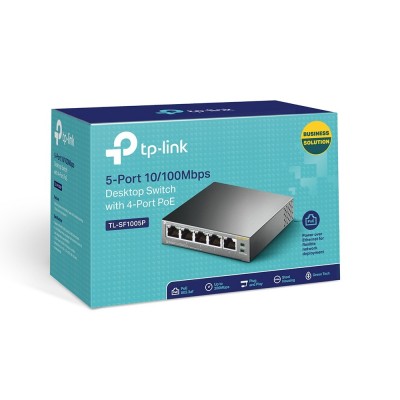 Switch TP-Link er Desktop 5-port 10 100 TL-SF1005P