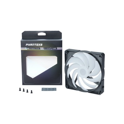 Ventola PHANTEKS SK PWM D-RGB kit da 3 140mm Nero Bianco