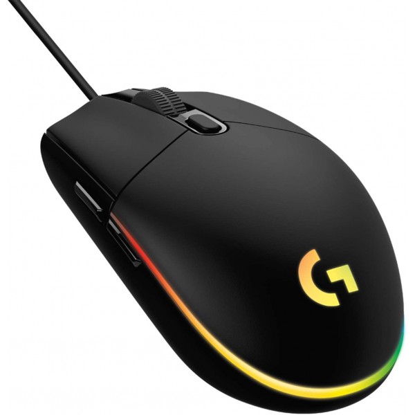 Mouse Logitech G203 Lightsync Gaming Nero