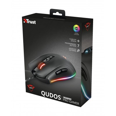 Mouse Trust GXT 900 Kudos RGB Gaming Nero