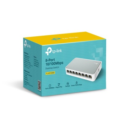 Switch TP-LINK TL-SF1008D Desktop 10 100Mbps 8 Porte