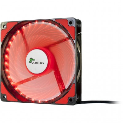 Ventola Inter-Tech 120mm Led Rosso