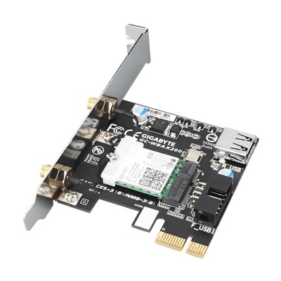 Scheda di Rete Gigabyte GC-WBAX200 WLAN 802.11ax BT 5.0 - PCIe x1