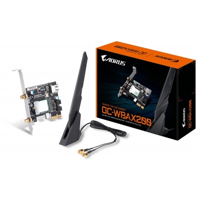 Scheda di Rete Gigabyte GC-WBAX200 WLAN 802.11ax BT 5.0 - PCIe x1