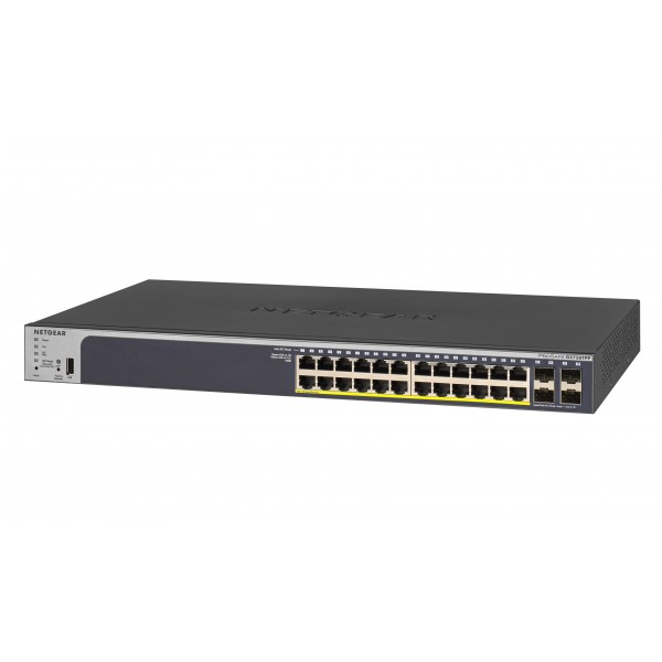 Switch NETGEAR Pro 24 Porte 10/100 Mbps GS728TPP-200EUS