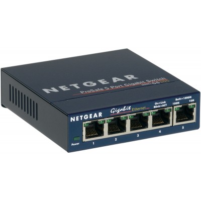 Switch NETGEAR Pro Safe 5 Porte 10 100 Mbps GS105GE