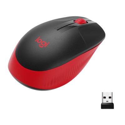 Mouse Logitech M190 Wireless rosso 910-005908