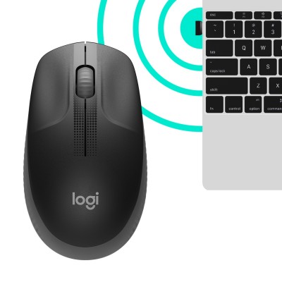 Mouse Logitech M190 Wireless nero 910-005905