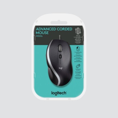 Mouse Logitech M500S Advance con cavo