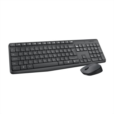 Tastiera Logitech MK235 tastiera RF Wireless QWERTY Italiano Nero