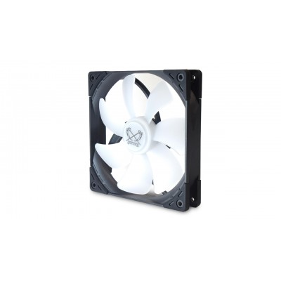 Scythe Kaze Flex 140 Square RGB PWM Case per computer Refrigeratore 14 cm Nero, Bianco