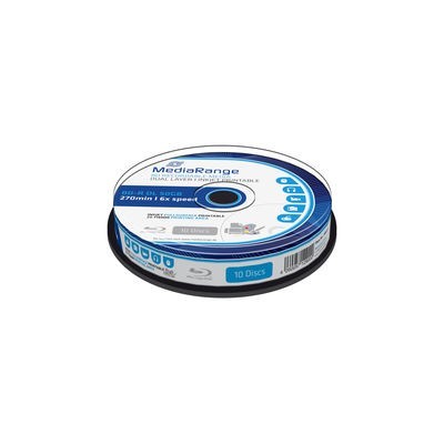 Blu-ray BD-R MediaRange 50 GB box 10 pezzi