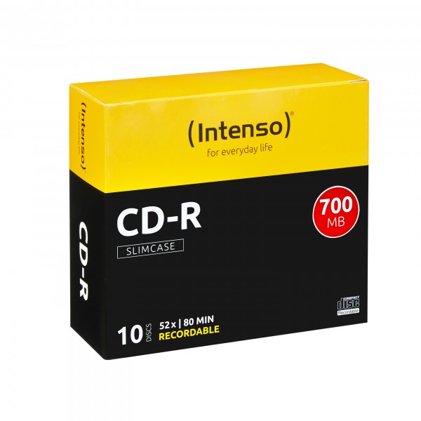 CD-R Intenso 700 MB box 10 pezzi