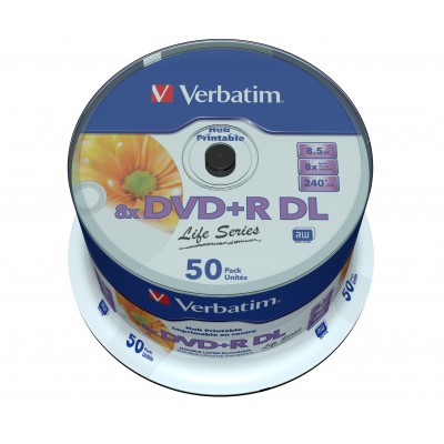 DVD+R DL Verbatim 8,5 GB box 50 pezzi