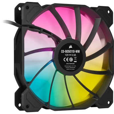 Ventola Corsair SP140 RGB ELITE 140mm Nero