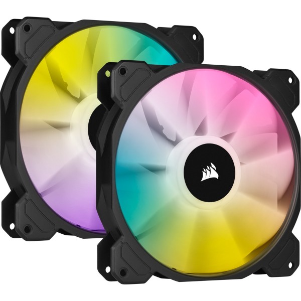 Ventola Corsair SP140 RGB ELITE 140mcm Nero kit da 2