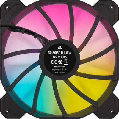 Ventola Corsair SP140 RGB ELITE 140mcm Nero kit da 2