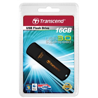 Pendrive Transcend JetFlash 700 16GB USB 3.2 Nero