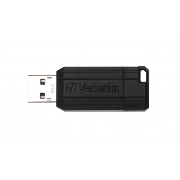 Pendrive Verbatim PinStripe 64 GB USB 2.0 Nero