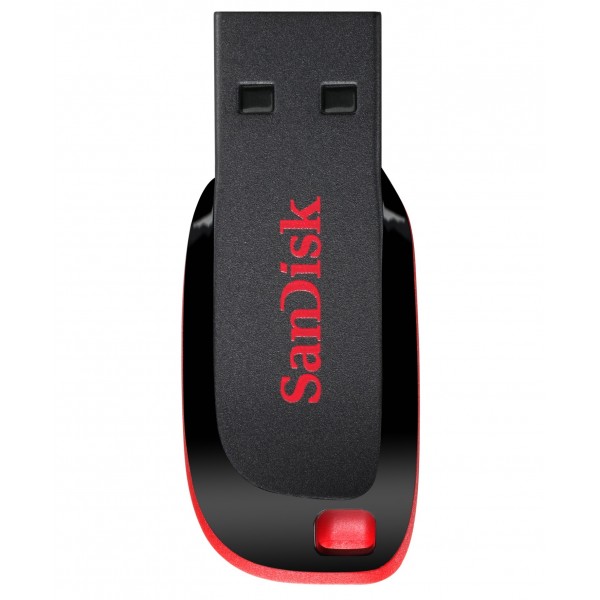 Pendrive SanDisk Cruzer Blade 16 GB USB tipo A 2.0 Nero, Rosso