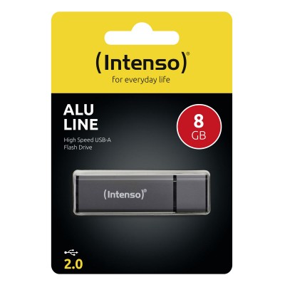 Pendrive Intenso Alu Line USB 8 GB USB 2.0 Antracite