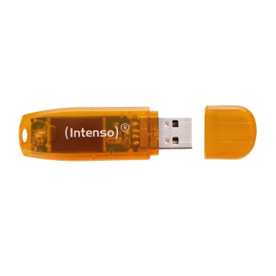 Pendrive Intenso Rainbow Line 64 GB USB Arancione