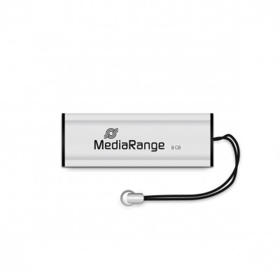 Pendrive MediaRange MR914 8 GB USB 3.2 Nero, Argento