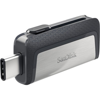 Pendrive SanDisk Ultra Dual Drive USB Type-C 64 GB USB Type-A   USB Type-C 3.2 Nero, Argento