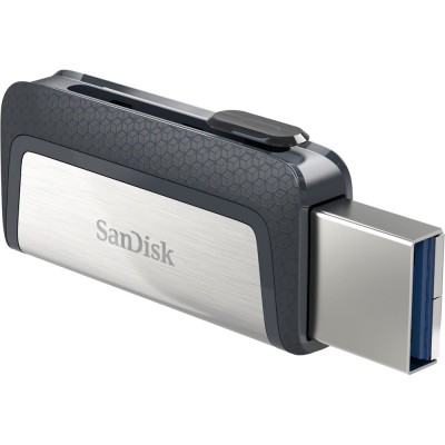 Pendrive SanDisk Ultra Dual Drive USB Type-C 64 GB USB Type-A   USB Type-C 3.2 Nero, Argento