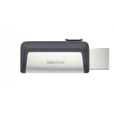 Pendrive SanDisk Ultra Dual Drive USB Type-C 64 GB USB Type-A   USB Type-C 3.2 Nero, Argento