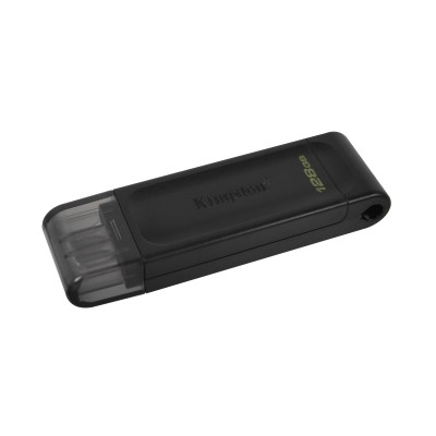 Pendrive Kingston DataTraveler 70 128 GB USB tipo-C 3.2 Nero