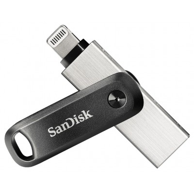 Pendrive SanDisk iXpand 64 GB USB Type-A   Lightning 3.2 Nero, Argento