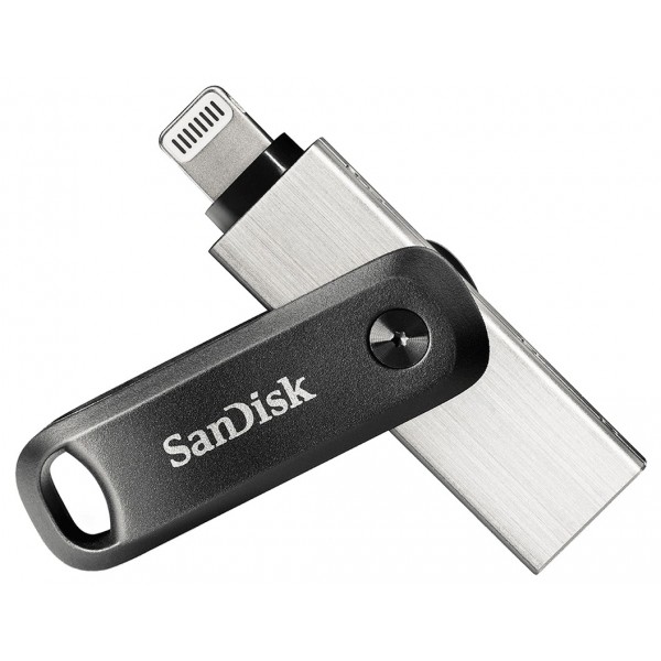 Pendrive SanDisk iXpand 64 GB USB Type-A / Lightning 3.2 Nero, Argento