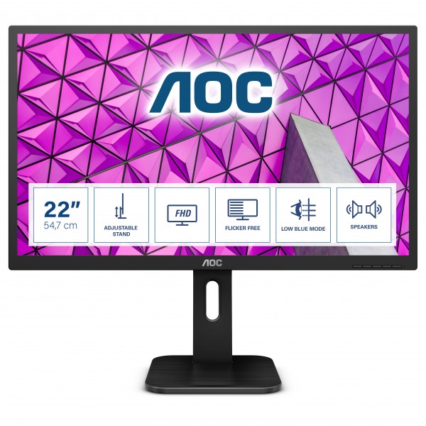 Monitor AOC 22P1D 21'' FullHD TN HDMI DVI VGA Nero