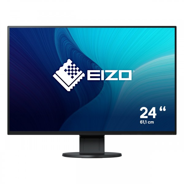 Monitor EIZO EV2456-BK 24'' WUXGA IPS HDMI DisplayPort DVI VGA LED Nero