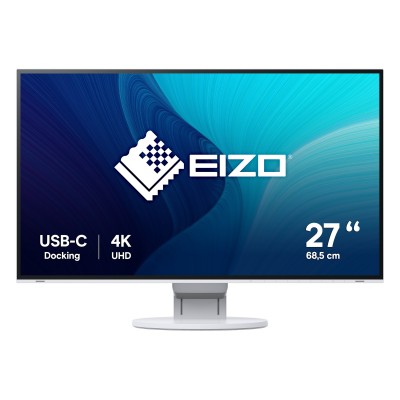 Monitor EIZO FlexScan EV2785 27'' UltraHD 4K IPS HDMI DisplayPort USB-C LED Bianco