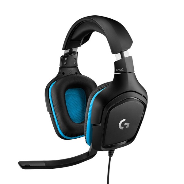 Headset Gaming Logitech G432 Gaming Nero Blu